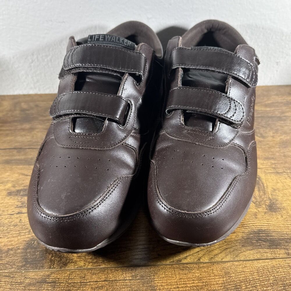 PROPET M3705 LIFE WALKER BROWN 2 STRAP CASUAL  WALKING MENS 11 XX 5E